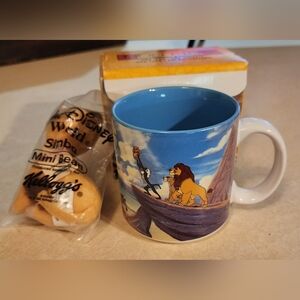 Lion King Mug and Mini Simba Plush